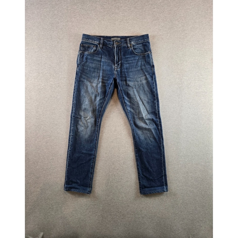 John Varvatos Jeans Mens 30x30 Blue‎ JV 702 Slim Fit Denim Dark Wash 5-Pocket